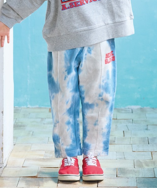 BIG FIELD（ビッグフィールド）の「タイダイスウェットパンツ（スウェットパンツ・キッズ・ピンク/チャコール/ブルー・90/100/110/120/130/140/150）」の17枚目の写真