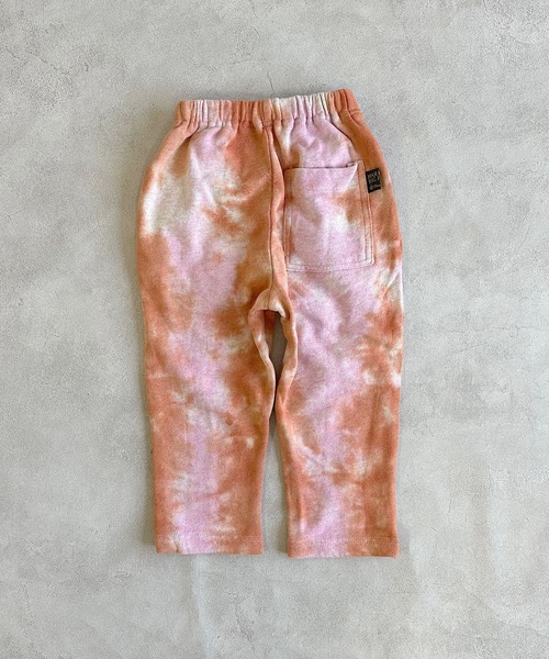 BIG FIELD（ビッグフィールド）の「タイダイスウェットパンツ（スウェットパンツ・キッズ・ピンク/チャコール/ブルー・90/100/110/120/130/140/150）」の14枚目の写真