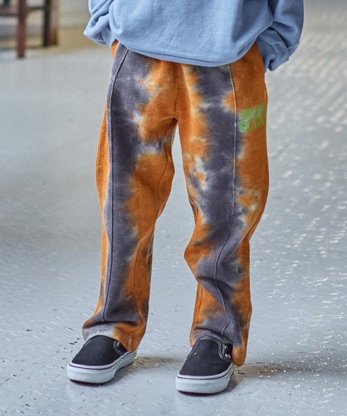BIG FIELD（ビッグフィールド）の「タイダイスウェットパンツ（スウェットパンツ・キッズ・ピンク/チャコール/ブルー・90/100/110/120/130/140/150）」の18枚目の写真