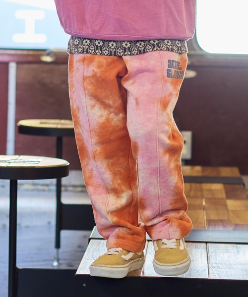 BIG FIELD（ビッグフィールド）の「タイダイスウェットパンツ（スウェットパンツ・キッズ・ピンク/チャコール/ブルー・90/100/110/120/130/140/150）」の22枚目の写真