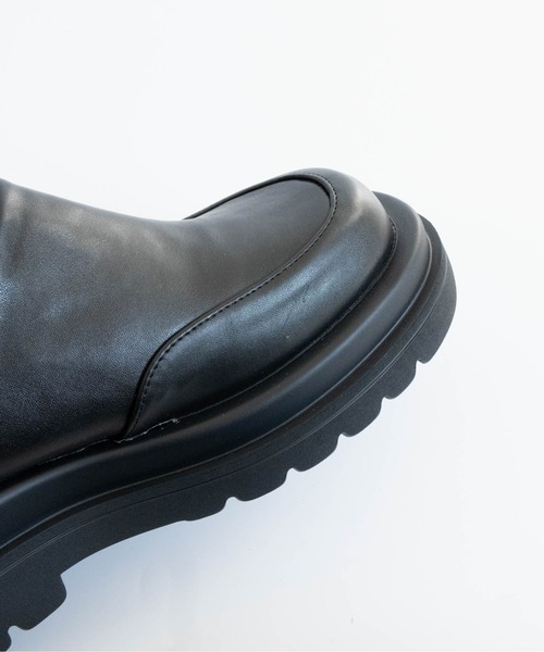 Fabby fabby（ファビィーファビィー）の「チャンキーヒールクロッグサンダル（サンダル・レディース・ブラック・SMALL/MEDIUM/LARGE）」の21枚目の写真