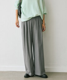 RIVE DROITE | 予約【秋冬素材が登場！】両面起毛タックワイドスラックス(スラックス)