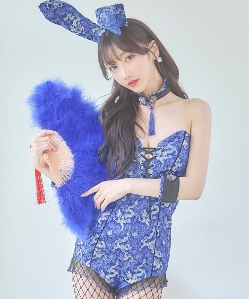 ファー扇子【ハロウィンコスプレ小物 】（コスチューム