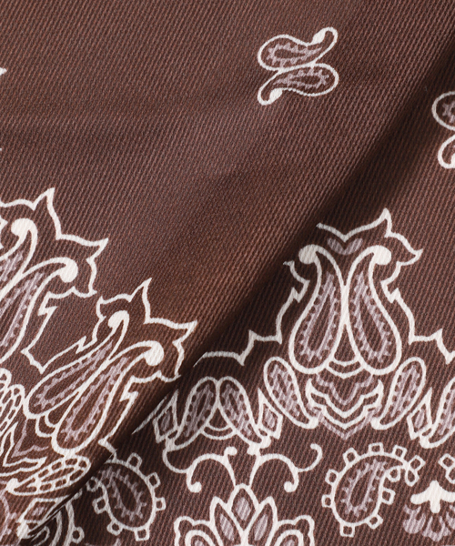 SLOBE IENA（スローブイエナ）の「SLOBE 大判スカーフ（バンダナ/スカーフ・レディース・イエロー/レッド/ブラウン・FREE）」の17枚目の写真