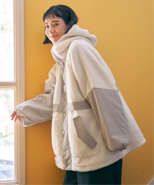 LBC（エルビーシー）の「ボアナイロンフードミドルアウター（ナイロン