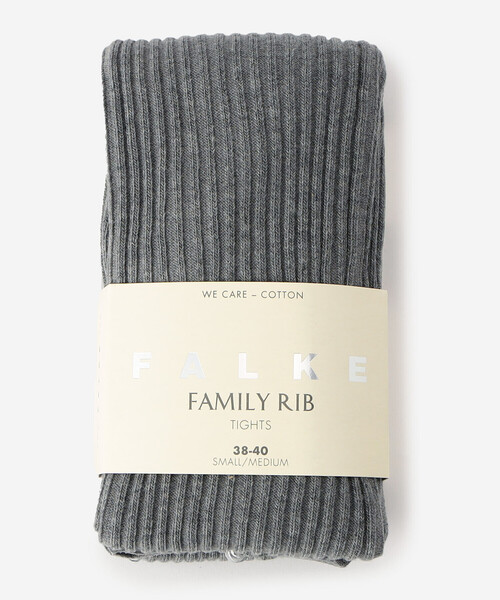 FALKE（ファルケ）の「FALKE | 48490 FAMILY RIB TIGHTS WOMEN（タイツ/ストッキング・レディース・ブラック/ライトグレー/チャコール・S/M）」の3枚目の写真
