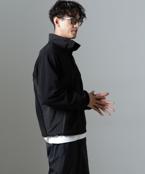 【セール】「NJ/CLUB」PARKSTOCK スナップフリースプルオーバー（その他トップス）｜nano･universe（ナノユニバース）