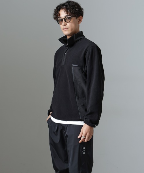 「NJ／CLUB」PARKSTOCK スナップフリースプルオーバー セール】「NJ/CLUB」PARKSTOCK スナップフリースプルオーバー