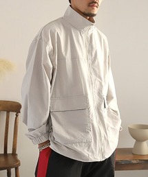 LUXSTYLE（ラグスタイル）の「ナイロンウォッシャーオーバーサイズスタンドジャケット（ナイロンジャケット）」