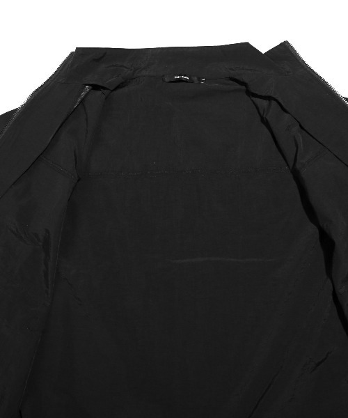 LUXSTYLE（ラグスタイル）の「ナイロンウォッシャーオーバーサイズスタンドジャケット（ナイロンジャケット・メンズ・ブラック/カーキ/グレー・M/L）」の22枚目の写真
