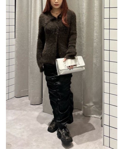 LAGUA GEM（ラグアジェム）の「LUSTER  ロングスカート（スカート・レディース・ブラック/グレー・X-SMALL/MEDIUM/SMALL）」の15枚目の写真