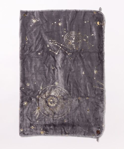 チャイハネ(チャイハネ)の「【チャイハネ】NOMADY 夜空ブランケットS(ブランケット・レディース・グレー/ネイビー・FREE)」の1枚目の写真