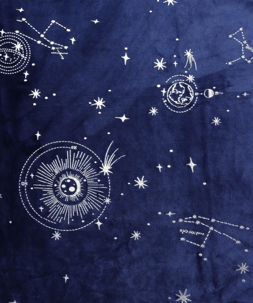 チャイハネ(チャイハネ)の「【チャイハネ】NOMADY 夜空ブランケットS(ブランケット・レディース・グレー/ネイビー・FREE)」の6枚目の写真