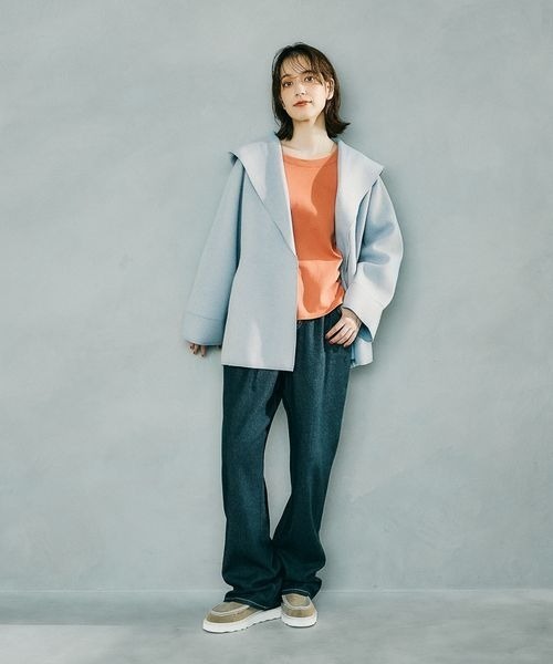 スタディオクリップニードルパンチトッパーコート 楽天市場】【SALE／50%OFF】(W)ニードルパンチトッパーCT studio