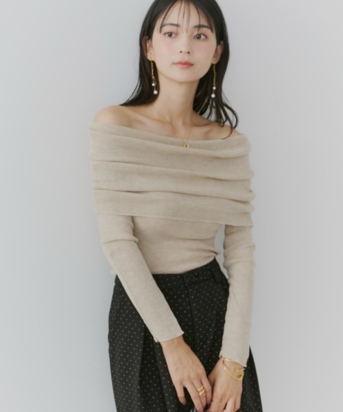 rirandture オフショル　トップス　M rirandture オフショル トップス M