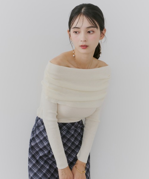Dsquared2 オフショルタ ロンクスリフ ニットトレス 【関税込】 denim logo charm dress – BUNNY APARTMENT