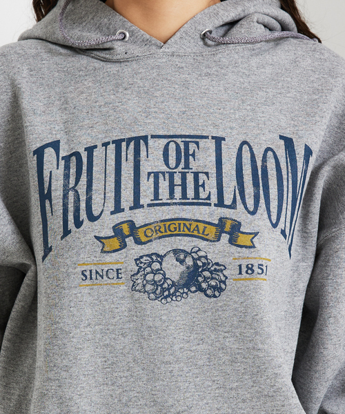 FRUIT OF THE LOOM(フルーツオブザルーム)の「【FRUIT OF THE LOOM/フルーツオブザルーム】FTL80Sプリントロゴパーカー/ HIGH QUALITY LOGO HOODIE(パーカー・メンズ・ネイビー/グレー/ブラック・M/L/XL)」の18枚目の写真