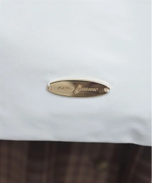 axes femme（アクシーズファム）の「サイドドロストリボントート（トートバッグ・レディース・ブラック/ピンク/キナリ・FREE）」の6枚目の写真