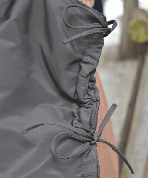 axes femme（アクシーズファム）の「サイドドロストリボントート（トートバッグ・レディース・ブラック/ピンク/キナリ・FREE）」の11枚目の写真