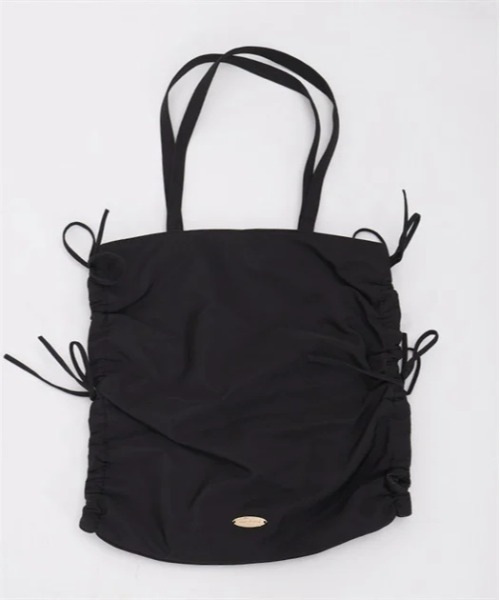 axes femme（アクシーズファム）の「サイドドロストリボントート（トートバッグ・レディース・ブラック/ピンク/キナリ・FREE）」の12枚目の写真