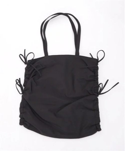 axes femme（アクシーズファム）の「サイドドロストリボントート（トートバッグ・レディース・ブラック/ピンク/キナリ・FREE）」の13枚目の写真