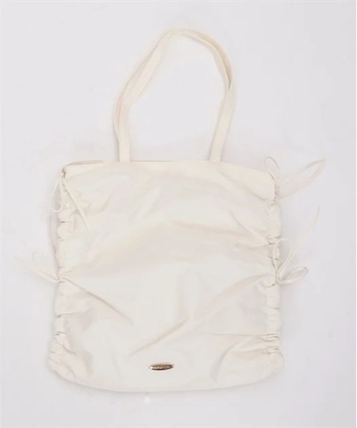 axes femme（アクシーズファム）の「サイドドロストリボントート（トートバッグ・レディース・ブラック/ピンク/キナリ・FREE）」の18枚目の写真