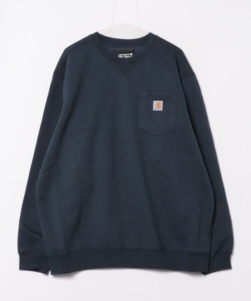 Carhartt(カーハート)の「【W】【it】【ut26】【CARHARTT】CREWNECK POCKET SWEAT SHIRT(スウェット・メンズ・ブラック/チャコールグレー/ネイビー・LARGE/MEDIUM/X-LARGE/SMALL)」の3枚目の写真