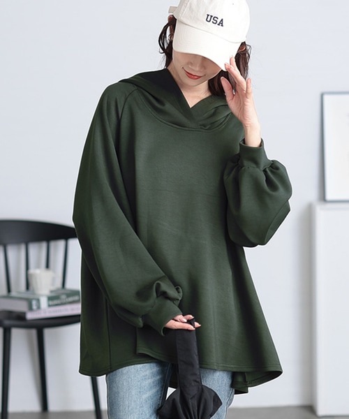 ボリュームスリーブラグランフレアパーカー(パーカー)|GOLDJAPAN(ゴールドジャパン)