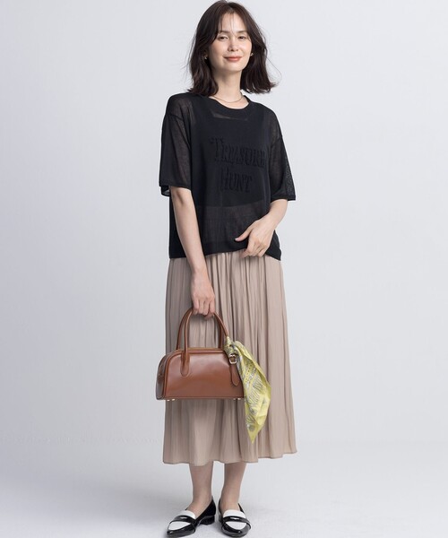 組曲(クミキョク)の「ギャザーライトデシン パンツ(その他パンツ・レディース・アイボリー系/ピンク系9/ベージュ系/ブラック系・3/2/1)」の14枚目の写真