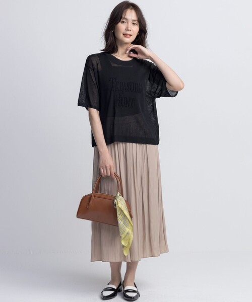 組曲(クミキョク)の「ギャザーライトデシン パンツ(その他パンツ・レディース・アイボリー系/ピンク系9/ベージュ系/ブラック系・3/2/1)」の16枚目の写真