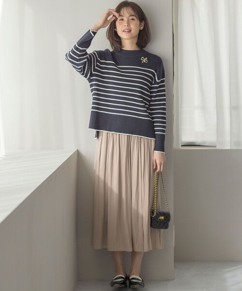 組曲(クミキョク)の「ギャザーライトデシン パンツ(その他パンツ・レディース・アイボリー系/ピンク系9/ベージュ系/ブラック系・3/2/1)」の18枚目の写真