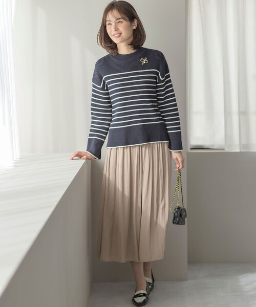 組曲(クミキョク)の「ギャザーライトデシン パンツ(その他パンツ・レディース・アイボリー系/ピンク系9/ベージュ系/ブラック系・3/2/1)」の19枚目の写真