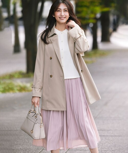 組曲(クミキョク)の「ギャザーライトデシン パンツ(その他パンツ・レディース・アイボリー系/ピンク系9/ベージュ系/ブラック系・3/2/1)」の21枚目の写真