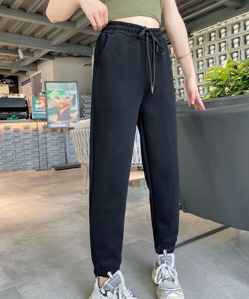 aimoha（アイモハ）の「ジョガーパンツ（スウェットパンツ・レディース・ピンク/ライトグリーン/グリーン/杢グレー/ライトベージュ/チョコ/ダークグレー/ブラック・SMALL/MEDIUM/LARGE/X-LARGE/XX-LARGE）」の19枚目の写真