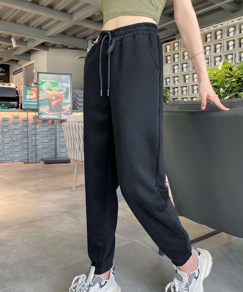 aimoha（アイモハ）の「ジョガーパンツ（スウェットパンツ・レディース・ピンク/ライトグリーン/グリーン/杢グレー/ライトベージュ/チョコ/ダークグレー/ブラック・SMALL/MEDIUM/LARGE/X-LARGE/XX-LARGE）」の20枚目の写真