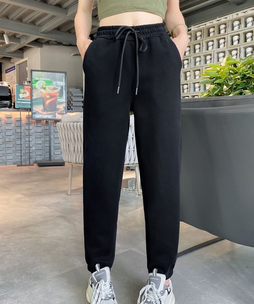 aimoha（アイモハ）の「ジョガーパンツ（スウェットパンツ・レディース・ピンク/ライトグリーン/グリーン/杢グレー/ライトベージュ/チョコ/ダークグレー/ブラック・SMALL/MEDIUM/LARGE/X-LARGE/XX-LARGE）」の21枚目の写真