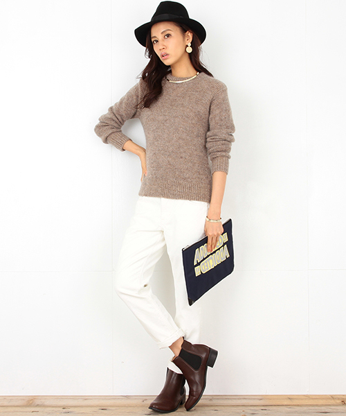 B:MING by BEAMS(ビーミングバイビームス)の「<InRed12月号掲載><VERY11月号掲載>Lee / コーデュロイパンツ(その他パンツ・レディース・ホワイト/グレー・MEDIUM/X-SMALL/SMALL)」の21枚目の写真