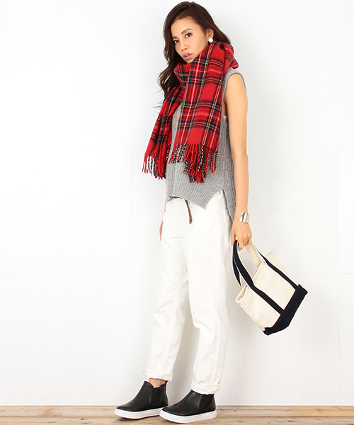 B:MING by BEAMS(ビーミングバイビームス)の「<InRed12月号掲載><VERY11月号掲載>Lee / コーデュロイパンツ(その他パンツ・レディース・ホワイト/グレー・MEDIUM/X-SMALL/SMALL)」の22枚目の写真