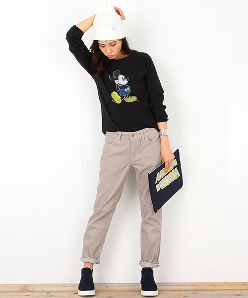 B:MING by BEAMS(ビーミングバイビームス)の「<InRed12月号掲載><VERY11月号掲載>Lee / コーデュロイパンツ(その他パンツ・レディース・ホワイト/グレー・MEDIUM/X-SMALL/SMALL)」の15枚目の写真