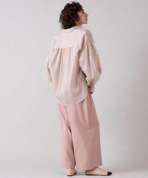 Liesse(リエス)の「3タックワイドパンツ(その他パンツ・レディース・ピンクベージュ/ブラック/グレイッシュベージュ・2/3)」の18枚目の写真