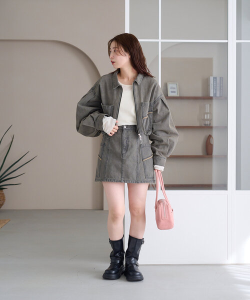 Kastane（カスタネ）の「【新色追加/4色展開/セットアップ対応】台形