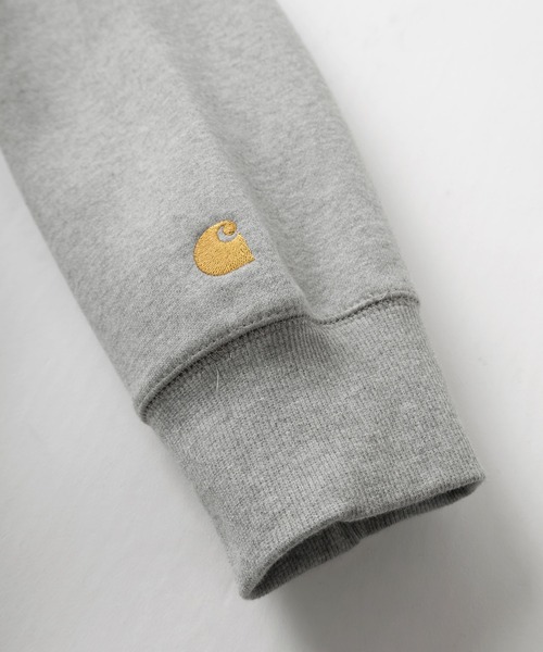 Carhartt/カーハート】ワンポイント ブランドロゴ刺繍 ジップパーカー