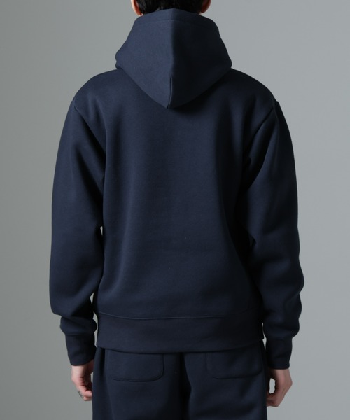 NANO universe（ナノユニバース）の「「NJ/CLUB」裏起毛 ジャージーパーカー（パーカー・メンズ・トップグレー/ネイビー・L/M）」の22枚目の写真