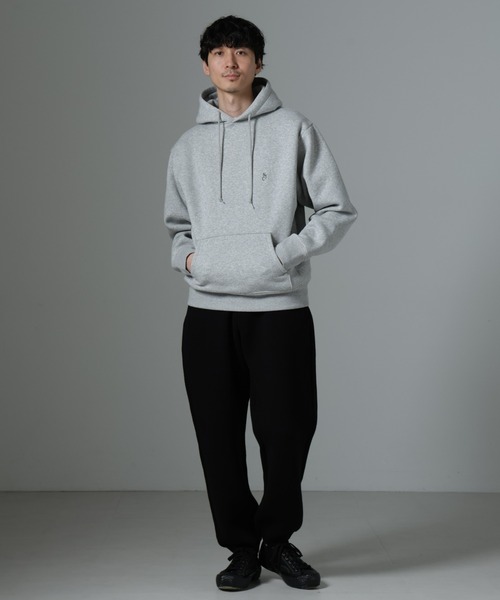 NANO universe（ナノユニバース）の「「NJ/CLUB」裏起毛 ジャージーパーカー（パーカー・メンズ・トップグレー/ネイビー・L/M）」の8枚目の写真