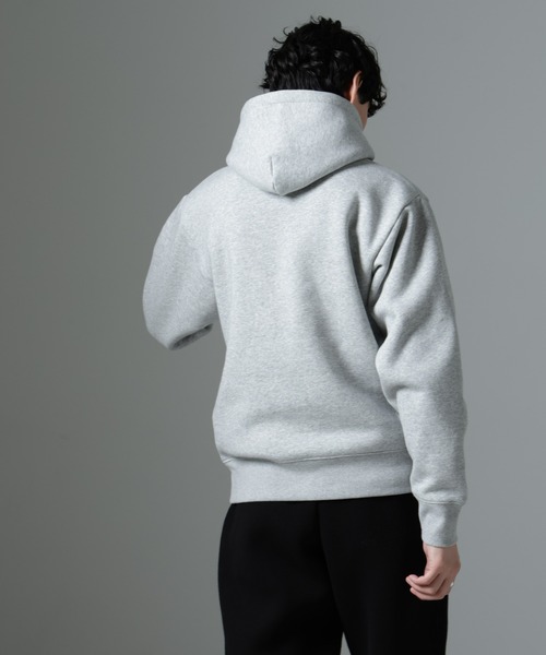 NANO universe（ナノユニバース）の「「NJ/CLUB」裏起毛 ジャージーパーカー（パーカー・メンズ・トップグレー/ネイビー・L/M）」の6枚目の写真