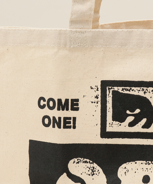 OBEY(オベイ)の「【OBEY / オベイ】 RECORDS BUY SELL TRADE 100553981(トートバッグ・レディース・アイボリー・FREE)」の9枚目の写真