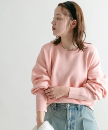 KBF | フラットパターンクルーネックニット(ニット/セーター)