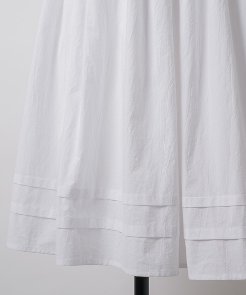 GIUNON（ジウノン）の「fluffy tuck skirt / フラッフィータックスカート（スカート・レディース・ホワイト/ブラック・0/1）」の22枚目の写真