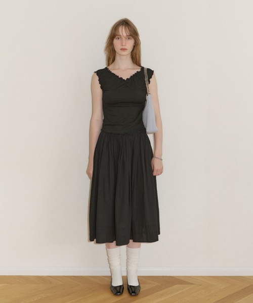 fluffy tuck skirt / フラッフィータックスカート（スカート