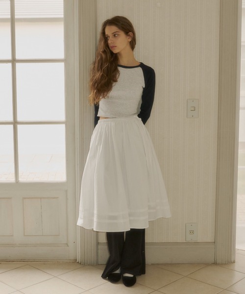 GIUNON fluffy tuck skirt /フラッフィータックスカート fluffy tuck skirt / フラッフィータックスカート（スカート